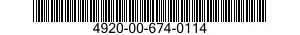 4920-00-674-0114  4920006740114 006740114
