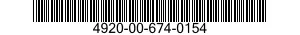 4920-00-674-0154  4920006740154 006740154