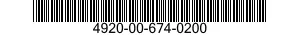 4920-00-674-0200  4920006740200 006740200