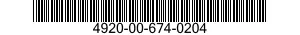 4920-00-674-0204  4920006740204 006740204