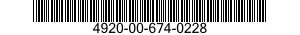 4920-00-674-0228  4920006740228 006740228