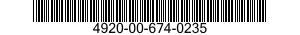 4920-00-674-0235  4920006740235 006740235