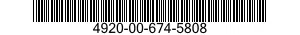 4920-00-674-5808  4920006745808 006745808