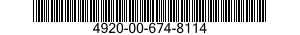 4920-00-674-8114  4920006748114 006748114