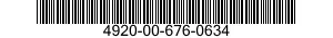 4920-00-676-0634  4920006760634 006760634