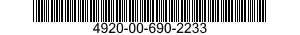 4920-00-690-2233  4920006902233 006902233