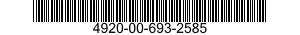 4920-00-693-2585  4920006932585 006932585
