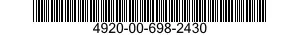 4920-00-698-2430  4920006982430 006982430