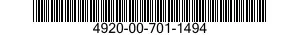 4920-00-701-1494  4920007011494 007011494