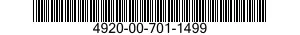 4920-00-701-1499  4920007011499 007011499