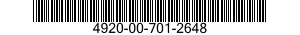 4920-00-701-2648  4920007012648 007012648