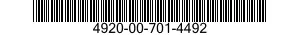 4920-00-701-4492  4920007014492 007014492