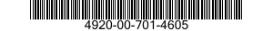 4920-00-701-4605  4920007014605 007014605