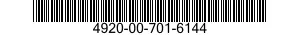 4920-00-701-6144  4920007016144 007016144