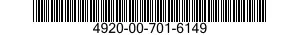 4920-00-701-6149  4920007016149 007016149