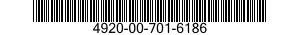 4920-00-701-6186  4920007016186 007016186