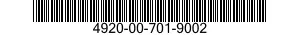 4920-00-701-9002 FIXTURE,CHECKING 4920007019002 007019002