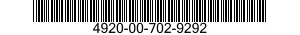 4920-00-702-9292  4920007029292 007029292