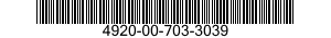 4920-00-703-3039  4920007033039 007033039