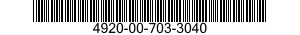 4920-00-703-3040  4920007033040 007033040