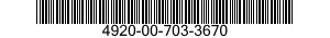 4920-00-703-3670  4920007033670 007033670