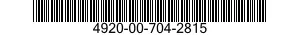 4920-00-704-2815  4920007042815 007042815