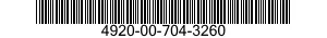 4920-00-704-3260  4920007043260 007043260