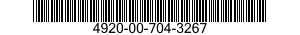 4920-00-704-3267  4920007043267 007043267