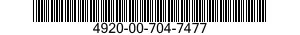 4920-00-704-7477  4920007047477 007047477