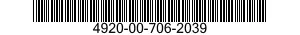 4920-00-706-2039  4920007062039 007062039