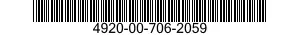 4920-00-706-2059  4920007062059 007062059