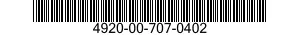4920-00-707-0402  4920007070402 007070402