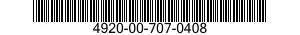 4920-00-707-0408  4920007070408 007070408
