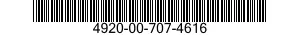 4920-00-707-4616  4920007074616 007074616