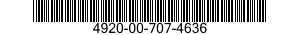 4920-00-707-4636  4920007074636 007074636