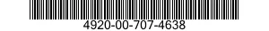 4920-00-707-4638  4920007074638 007074638