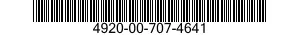 4920-00-707-4641  4920007074641 007074641