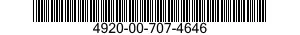 4920-00-707-4646  4920007074646 007074646