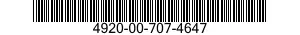 4920-00-707-4647  4920007074647 007074647