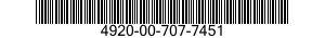 4920-00-707-7451  4920007077451 007077451