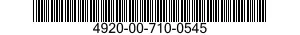 4920-00-710-0545  4920007100545 007100545