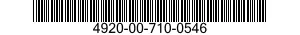 4920-00-710-0546  4920007100546 007100546