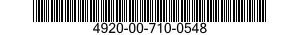 4920-00-710-0548  4920007100548 007100548