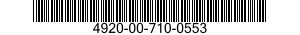 4920-00-710-0553  4920007100553 007100553