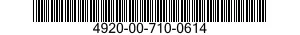 4920-00-710-0614  4920007100614 007100614