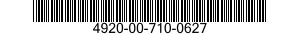 4920-00-710-0627  4920007100627 007100627