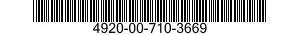 4920-00-710-3669 TEMPLATE,AIRCRAFT MAINTENANCE 4920007103669 007103669