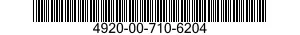 4920-00-710-6204  4920007106204 007106204