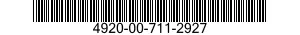4920-00-711-2927  4920007112927 007112927