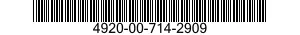 4920-00-714-2909  4920007142909 007142909
